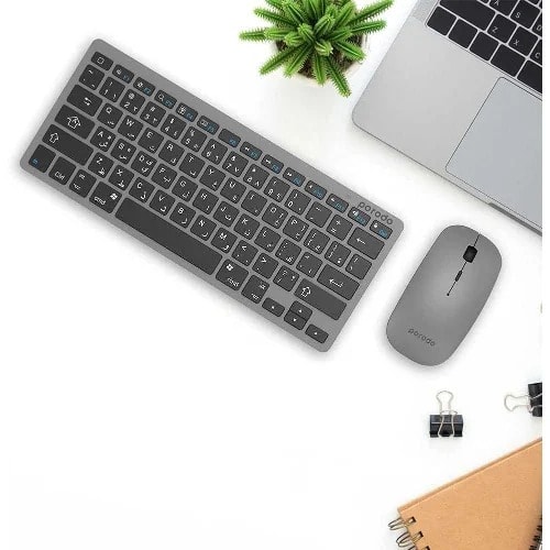 Wireless Slim Bluetooth Keyboard With Mouse