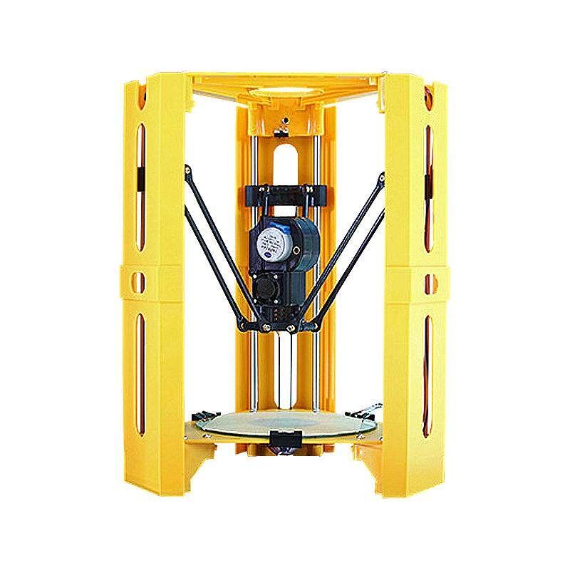 DIY Assembled X1 3D Printer Big Size Aluminium Frame High Precision 3D Printing Yellow