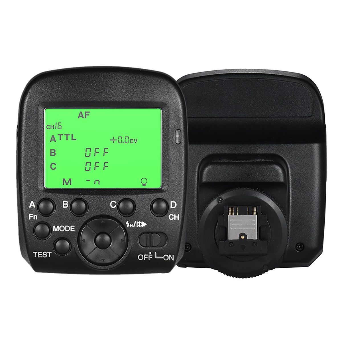 2.4GHz TTL Wireless Flash Trigger Transmitter HSS 1/8000s 4 Group 16 Channel LCD Display Replacement for Sony A77II A7RII A7R A58  A99 ILCE600L
