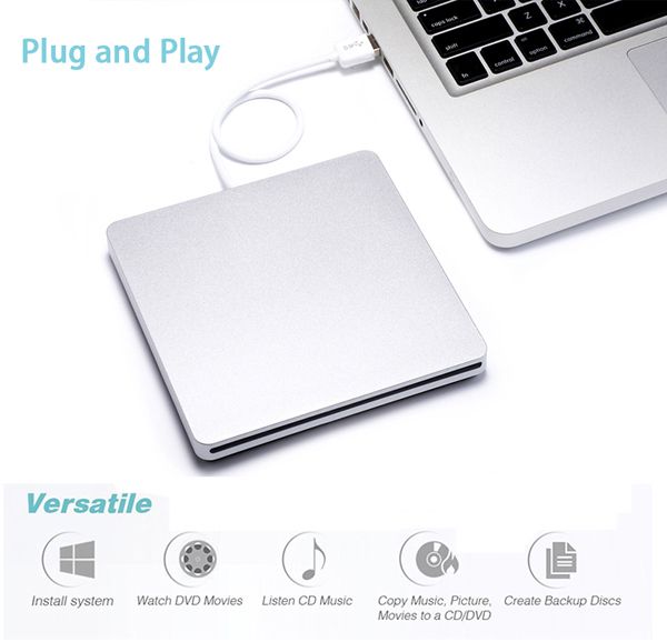 USB 3.0 External Slot In DVD Superdrive For Macbook