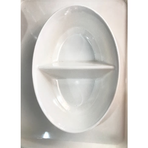 2 Sided Ceramic Unbreakable Plates - 6pcs