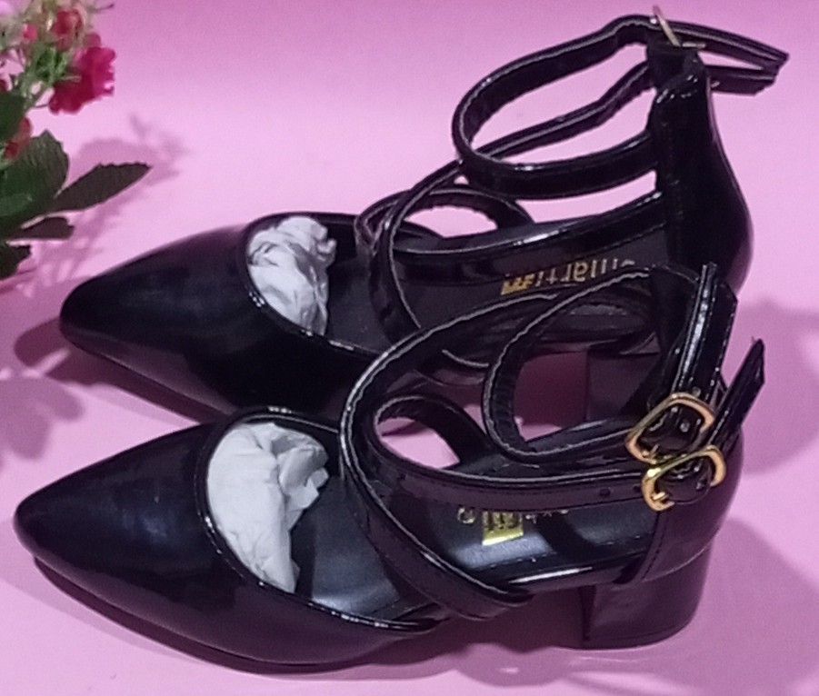 Girl Fancy Low Heel Shoes