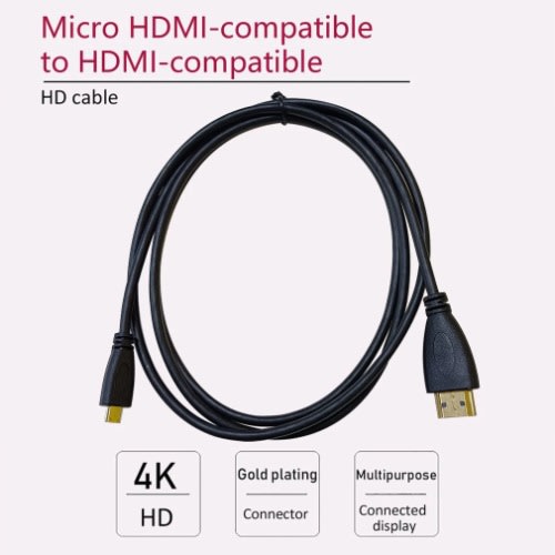 Micro Hdmi-compatible To Hdmi-compatible Cable-1.5m
