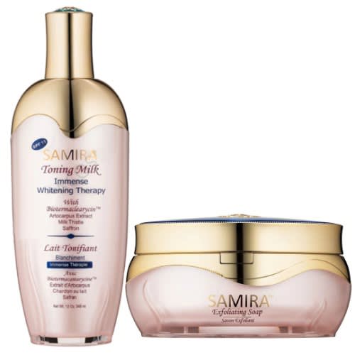 Immense Whitening Toning Milk 348ml And Exfoliating Soap 200g - Mini Set