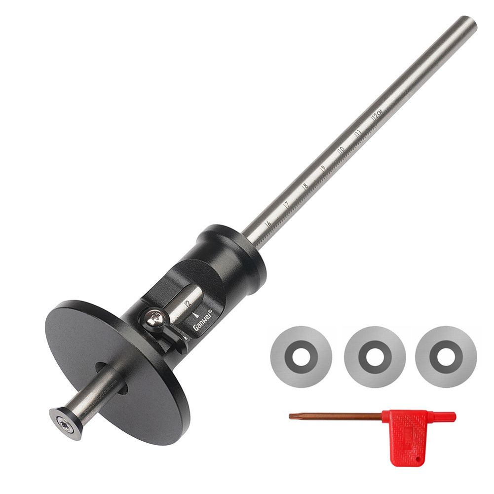 Ganwei Wheel Marking Gauge 0-120mm Woodworking Marking