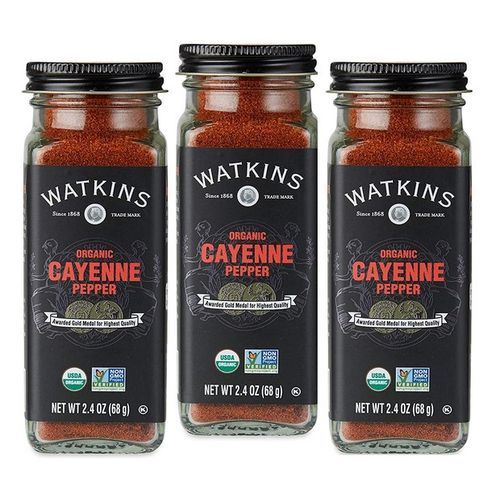 Organic Cayenne Pepper 68Grs X 3