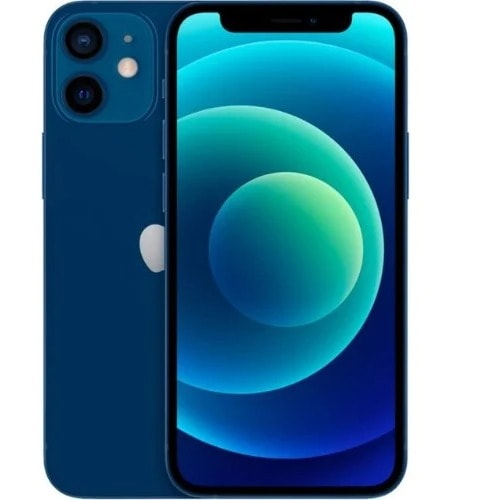 iPhone 12 - 6.1" -64GB ROM - 4GB RAM - Single Sim - 2815mah - Pouch & Screen Protector - Blue