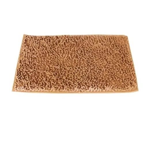 Large Size Bathroom/living Room Non-slip Thick Absorbent Doormat - Brown