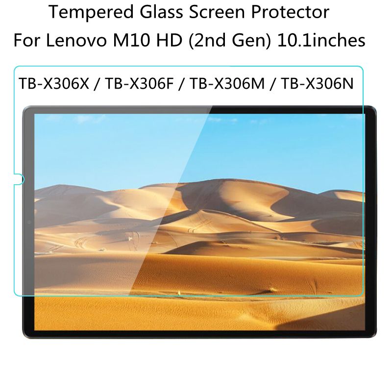 9H Tempered Glass Screen Protector For Lenovo Tab M10 FHD