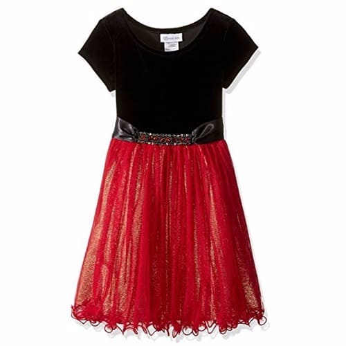 Short Sleeve Velvet Party Dress