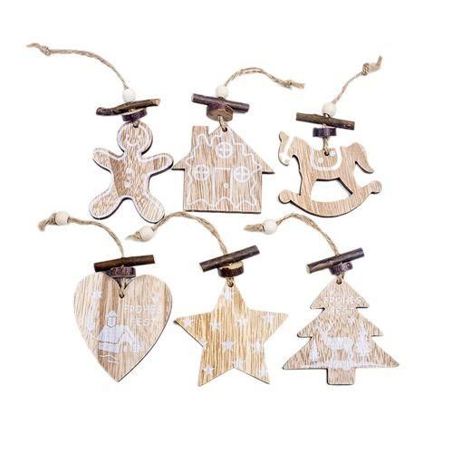 1 Set 6Pcs Christmas Tree Decorations Ornaments