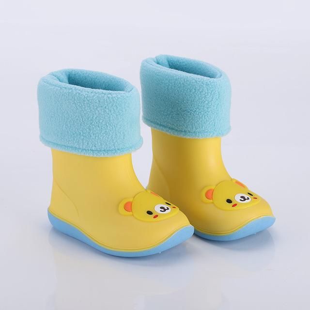Children's rubber rain boots children's anti-skid rain boots