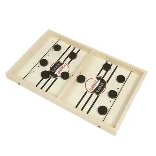 Parent-child Interactive Wooden Desk Ball Hockey Board Game