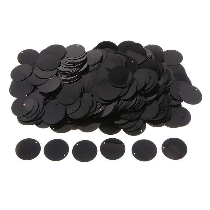 100g Shiny Round Loose Sequins Paillettes Sewing Crafts For Black