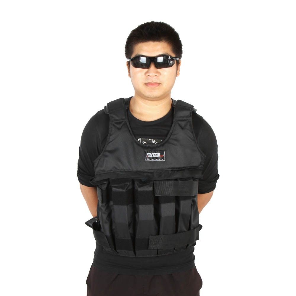 Max Loading 50kg Adjustable Weighted Vest Weight Jacket