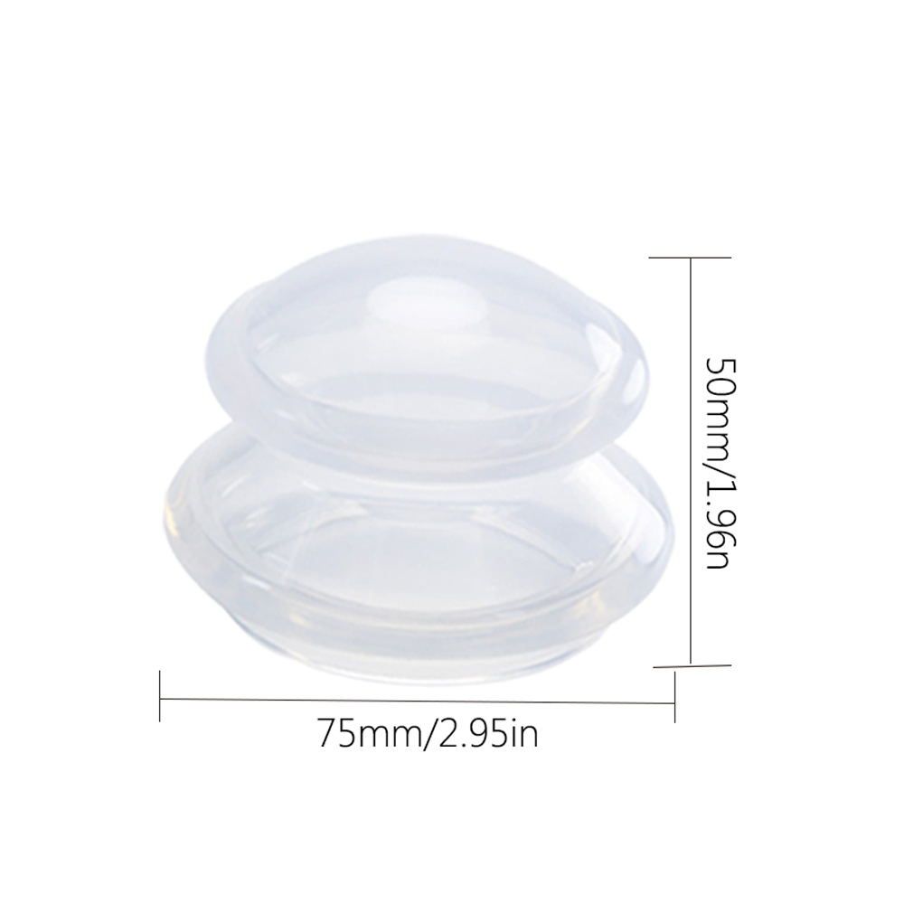 Cans Massage Silicone Cups Relief Cup 3pcs/set Vacuum Full For Anti-Cellulite Cups Set Therapy Pain Suction Body& Vacuum