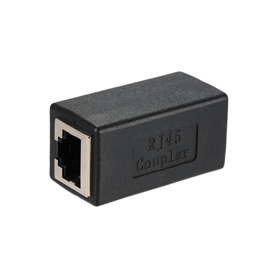 RJ45 Coupler In-Line Coupler CAT 5/CAT 6/CAT 7 LAN Ethernet Cable Extender Adapter Connector Female to Female Straight Modular Plug