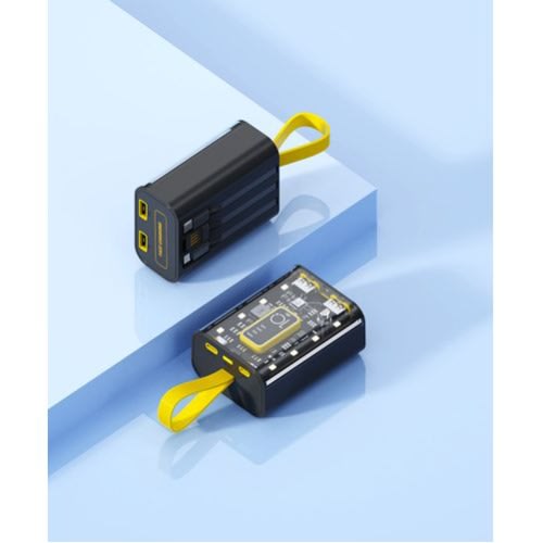 Portable Fast Ultra Charge Power Bank - 20000mAh - Black