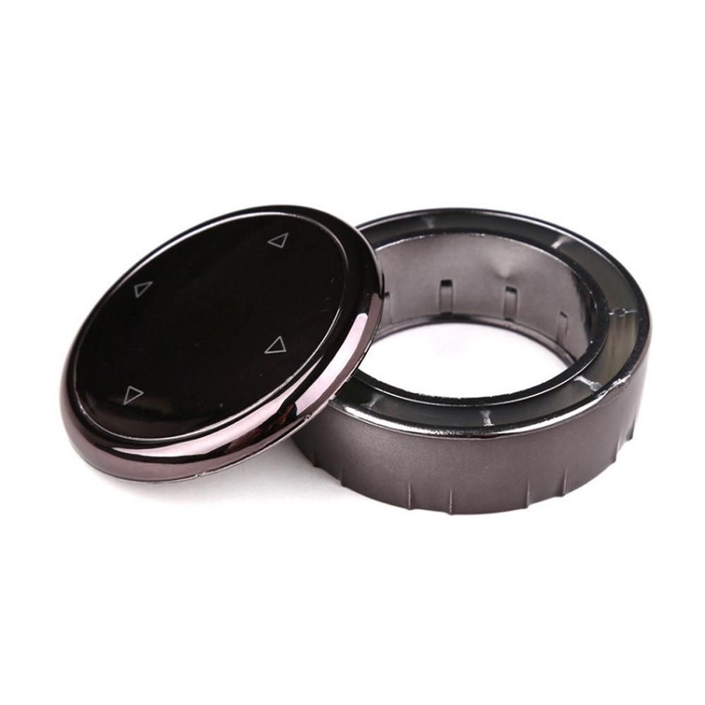 Multi-Media Knob Trim Cover Central Control Switch Button Decorative Cap Replacement for F10 F30 3-Series 5-Series X3 X5