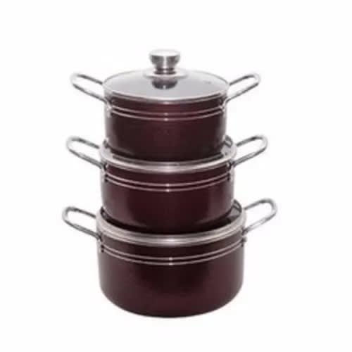 Non-stick Pot Set - 3 Pcs
