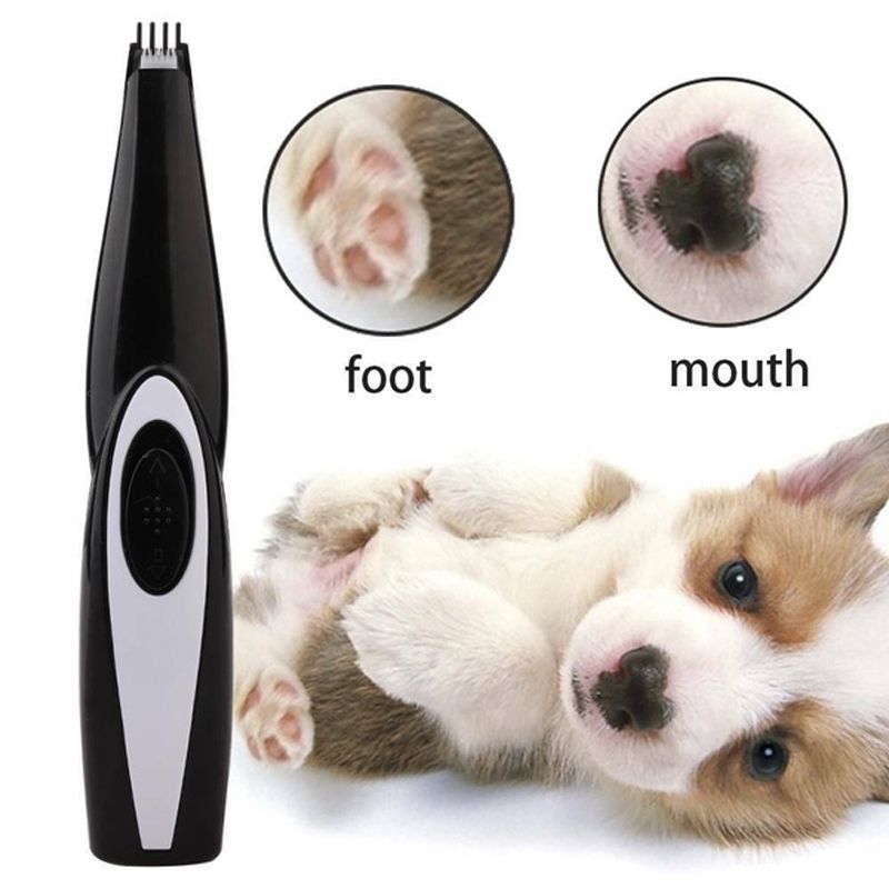 Low-Noise USB Rechargeable Dog Cat Foot Hair Trimmer Pet Grooming Tool Mini Electrical Hair Clipper