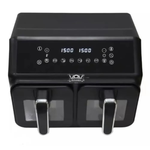 Vov Double Compantment Digital Air Fryer - 10L - 2200W