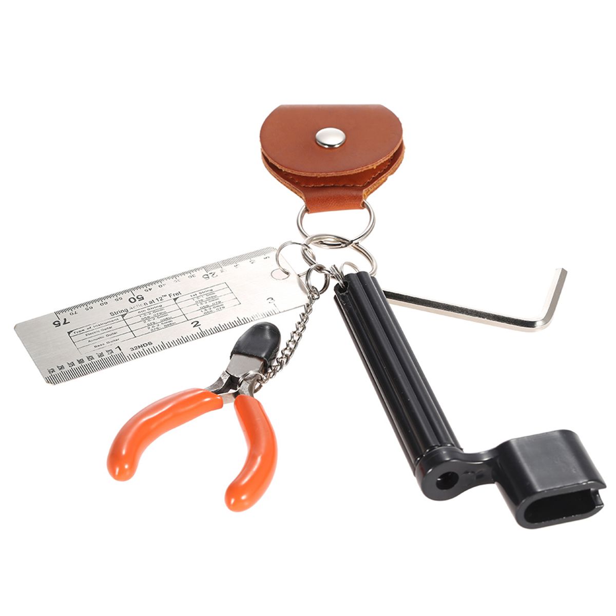 5-in-1 Guitar Accessories Kit Tool Set Setup String Winder