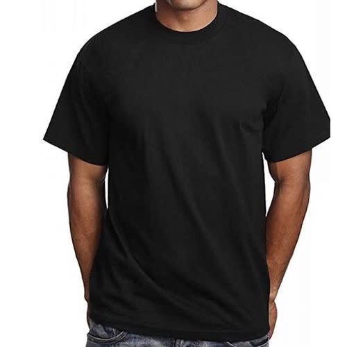 Plain Black Unisex T-shirt