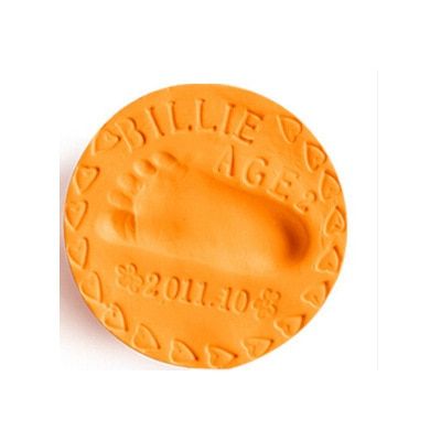 1pc Baby Footprint Clay Imprint Kit Casting Baby Hand Print