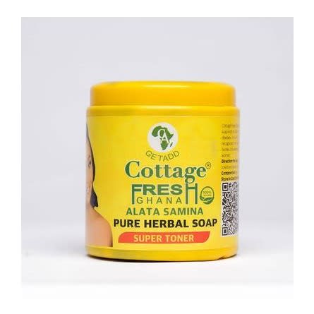 Cottage Fresh Ghana Alata Samina Pure Herbal soap -  Toner - 1pc - 550g