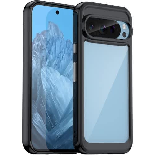 Clear Hybrid Acrylic Case For Google Pixel 9