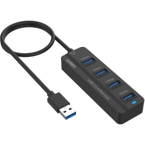 Onten 4 Port Usb 3.0 Hub - 5gbps Speed -1m Cable For Imac & Notebook | Otn-5305