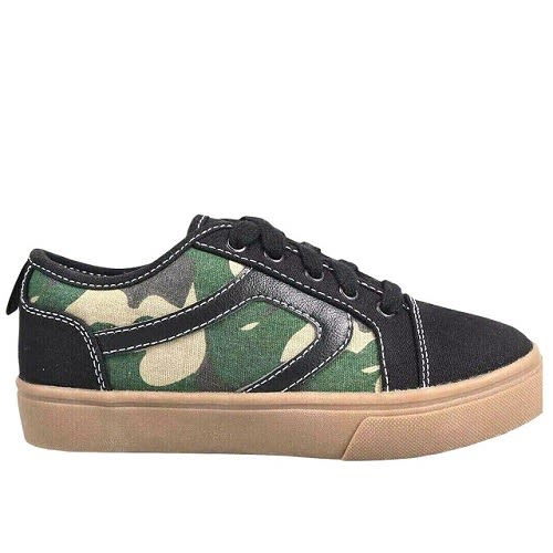 Boys Casual Camo Sneakers