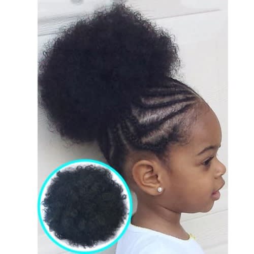 Afro Hair Ponytail With Drawstring