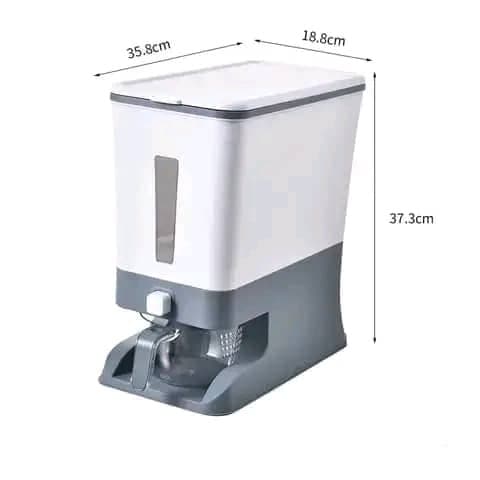 12kg Rice Dispenser & Grain Storage Container