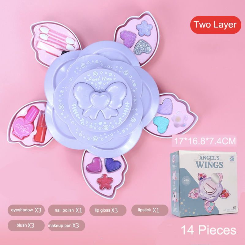 Kids Makeup Tool Set Party Cosplay Cosmetic Kits For