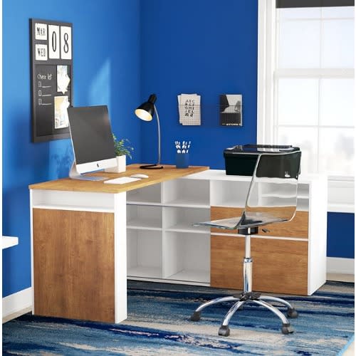 Sadia-desk Oak/offwhite By Sadia