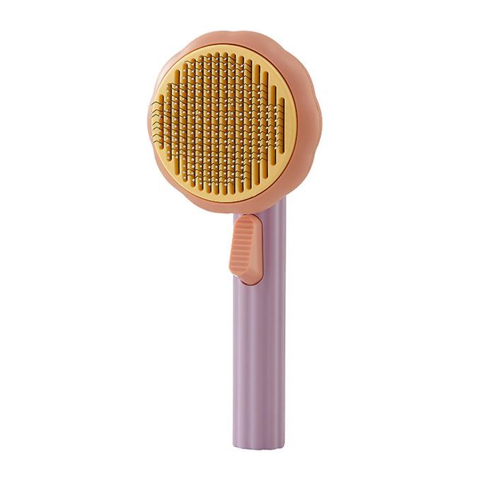 Creative Pet Cat Comb Anti Slip Dog Hair Brush Hair Combing Lilac