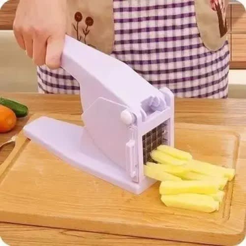 Potato Chip Cutter - White- 4.5" X 3.75" X .75