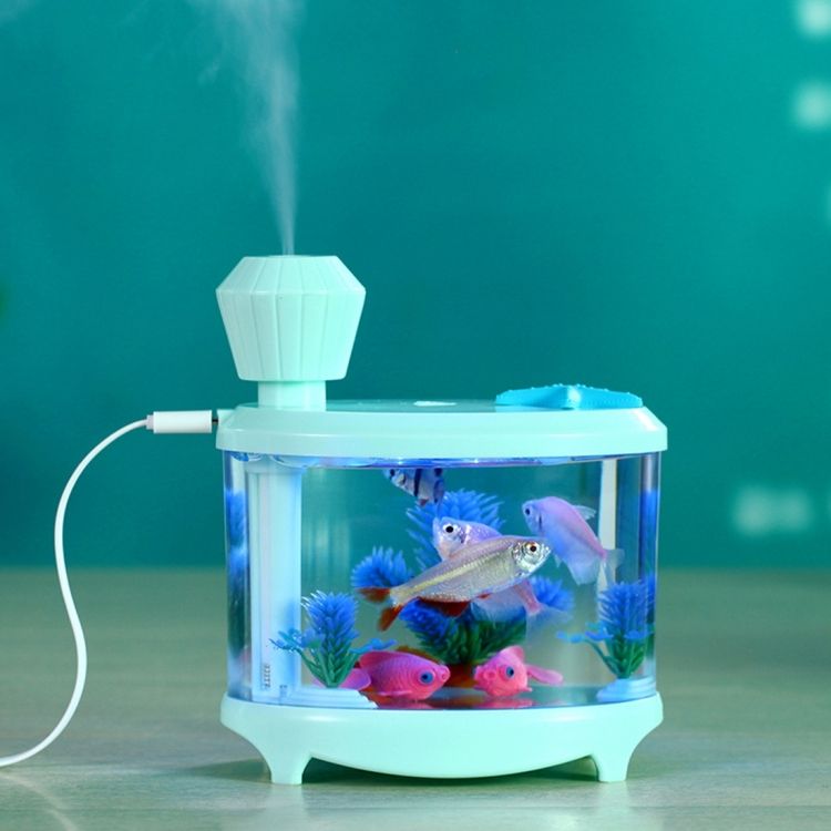 460ML Fish Tank Style Ultrasonic Aromatherapy Air Purifier