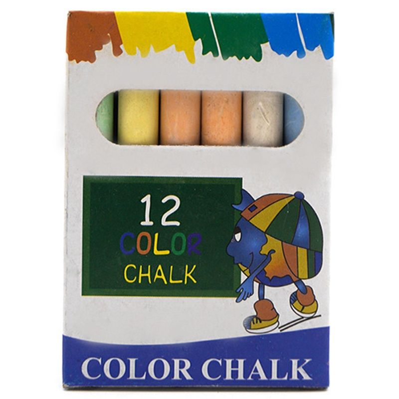 240PCS Dustless Teacher Colour Chalk Pen Drawing Chalks For