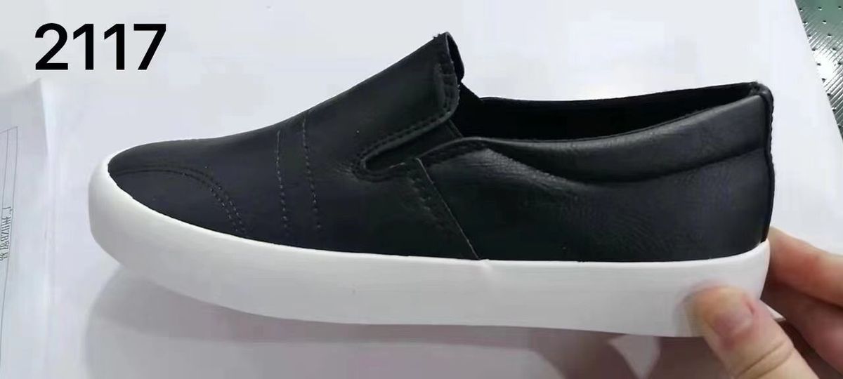 Men Black Slip-on Canvas