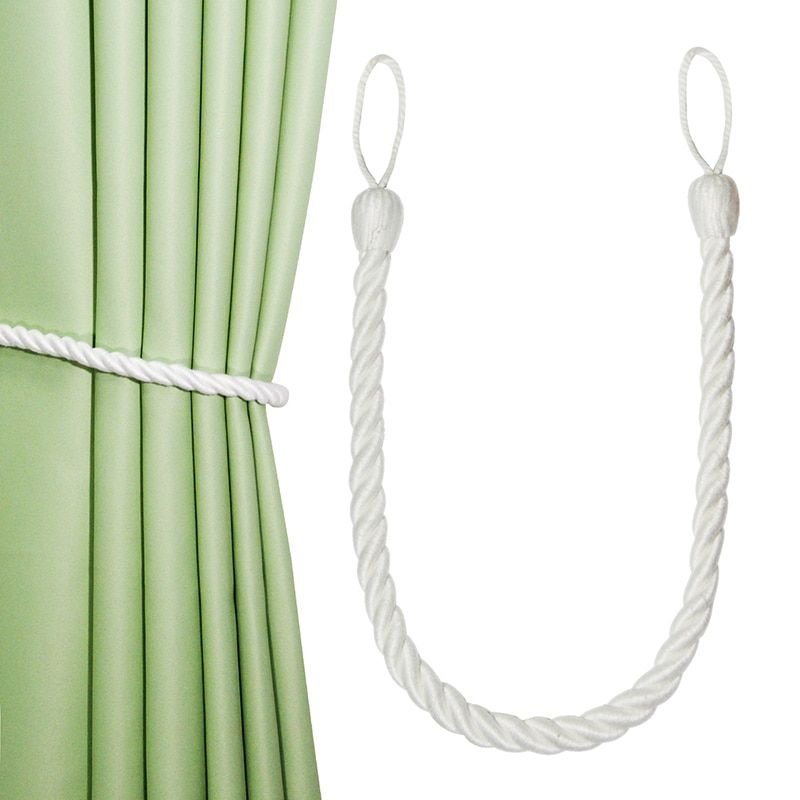 1PC Curtain Tiebacks Simple Style Rayon Cotton Rope Curtain