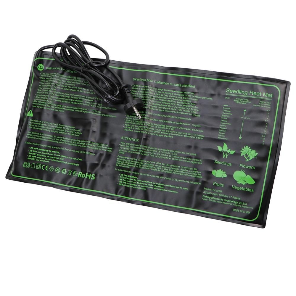 Seedling Heating Pad 3 Sizes Waterproof Seed Plant Germination Reproduction Cloning Starter Mat 100/ 45/17.5Watt Garden Supplies