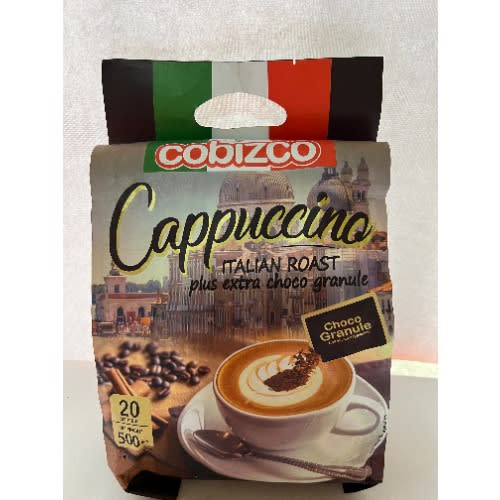 Cobizco Cappuccino Italian Roast Coffee -20satchet