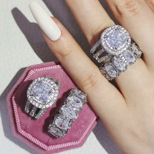 Bold Luxurious Sterling Silver Wedding Ring