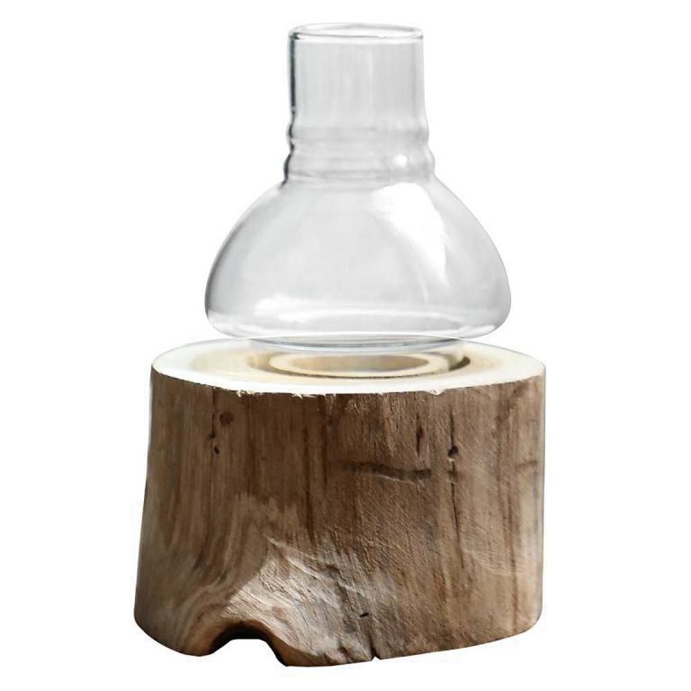 Wooden Candlestick Decor for Candlelight Dinner Decor 1