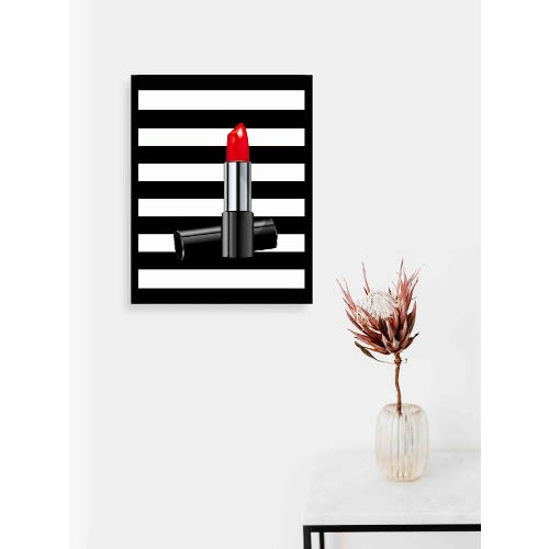 Lip Stick Wall Frame - 12 By 16 Inches