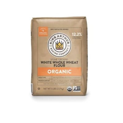 King Arthur Baking Company Flour - White Whole Wheat Flour - 5Lb /227kg
