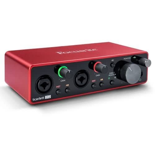 Scarlett 2i2 - Portable USB Audio Interface With Preamps
